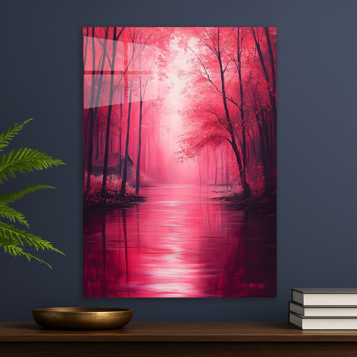 Enchanted Crimson Forest