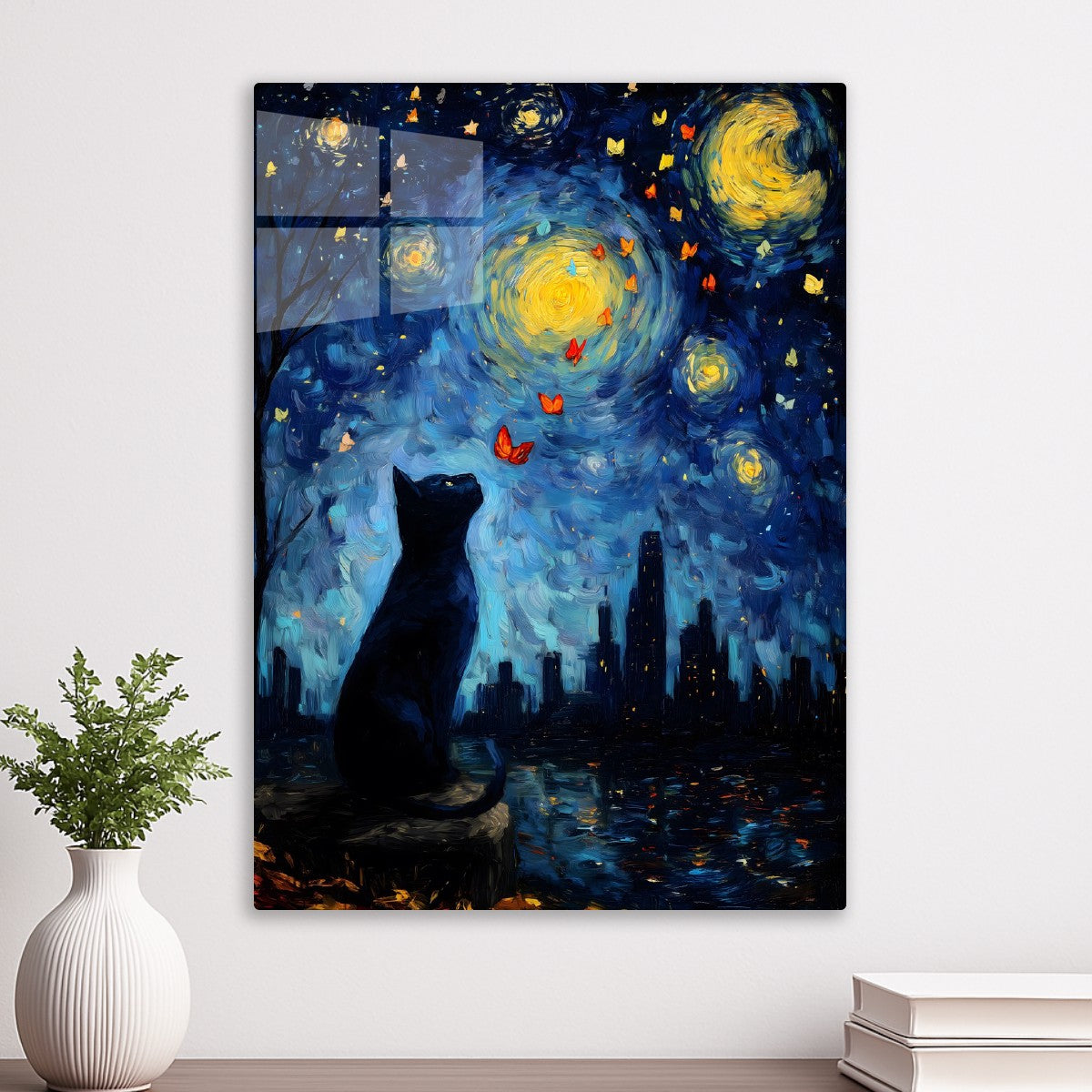 Whiskers Under the Starry Nigh