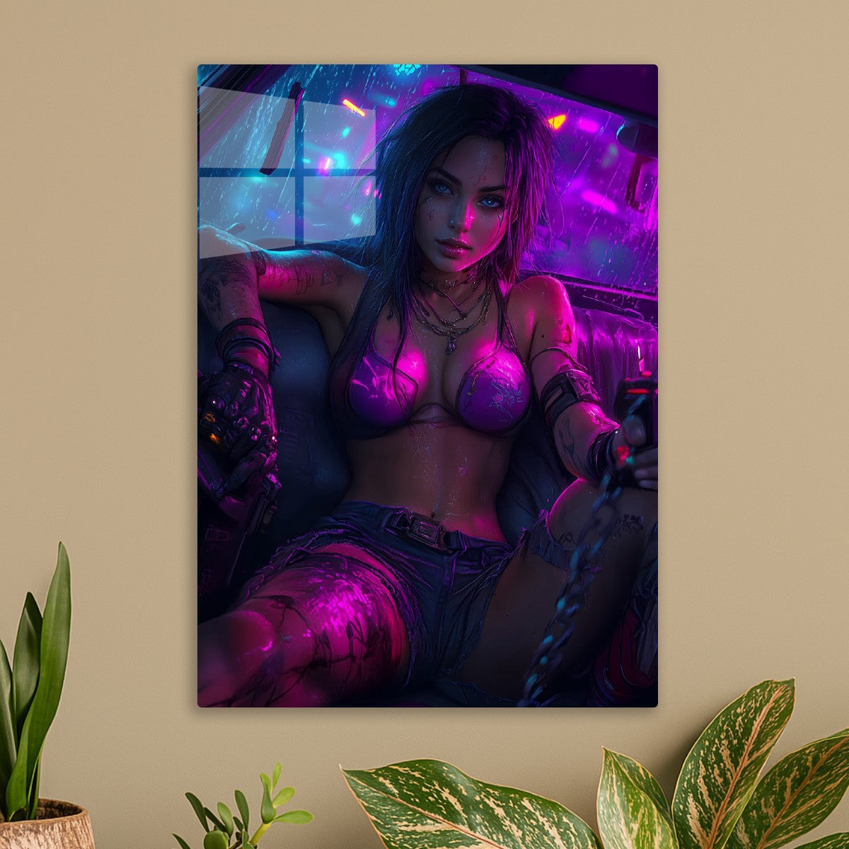 Neon Night Warrior