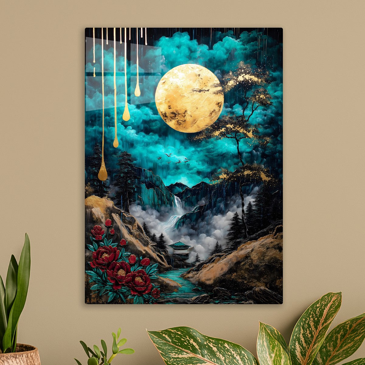 Golden Moonlit Dreamscape