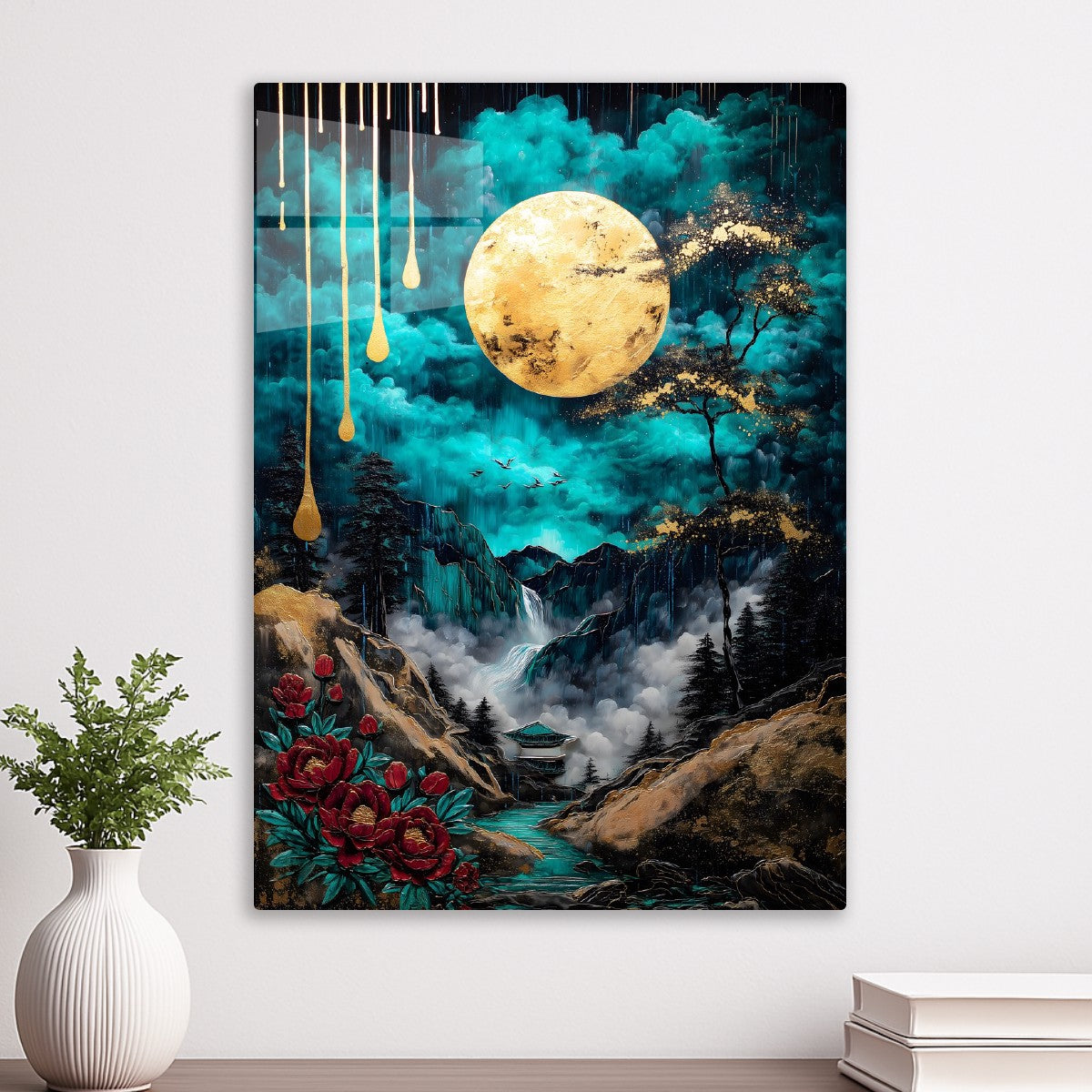 Golden Moonlit Dreamscape