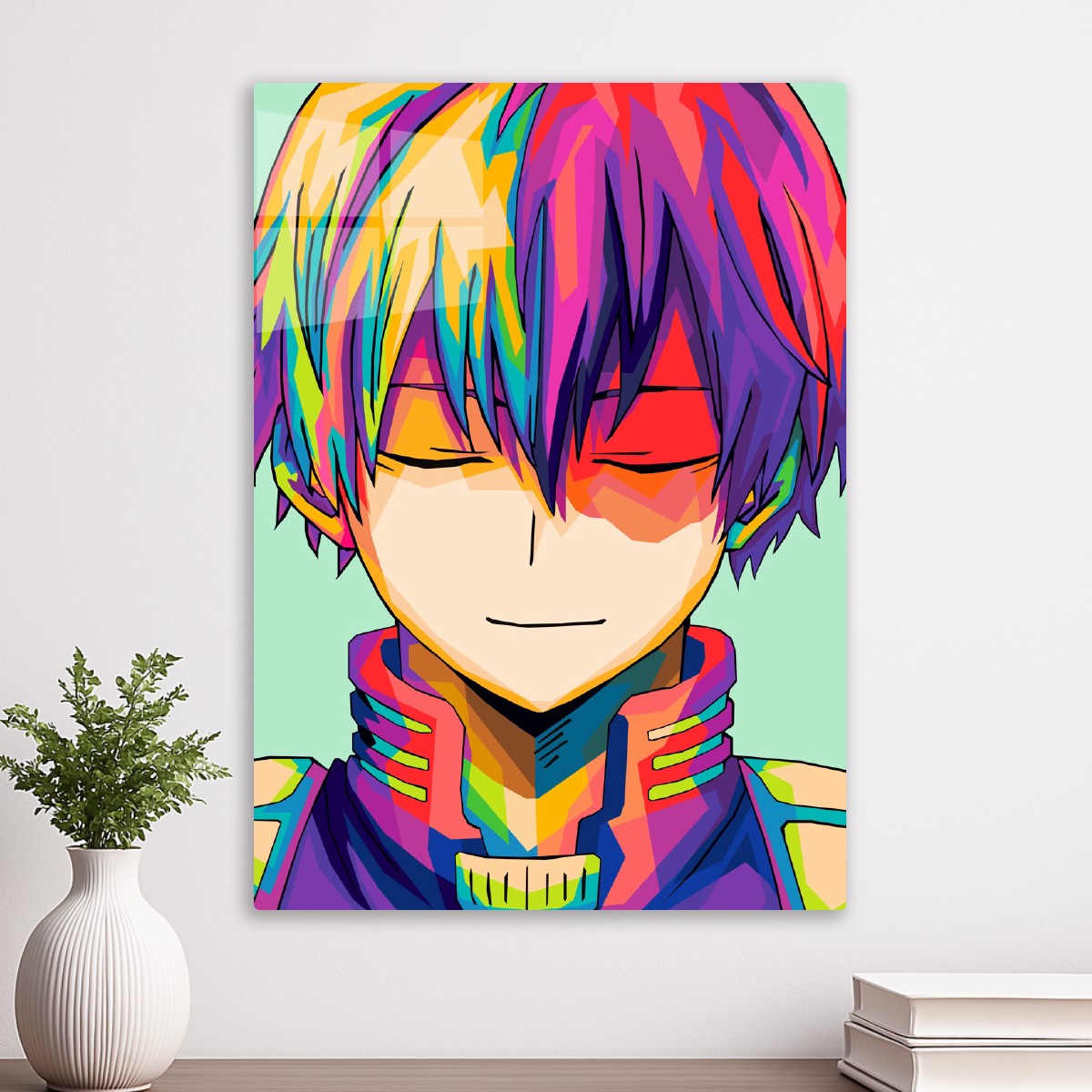 Shoto Todoroki, My Hero Academia pop art anime