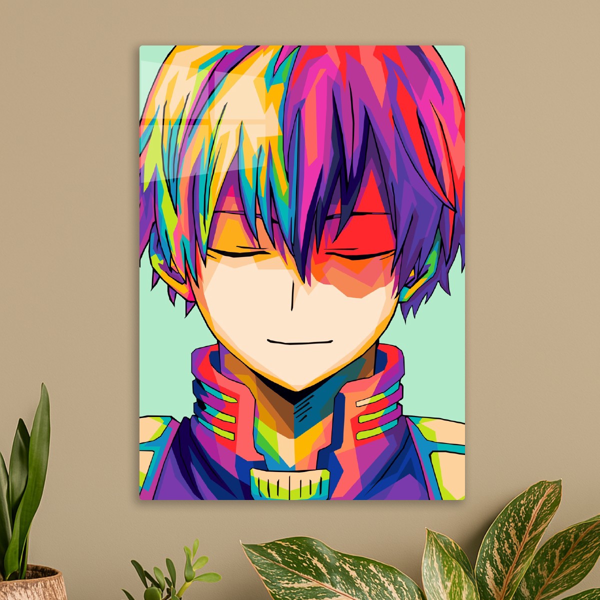 Shoto Todoroki, My Hero Academia pop art anime