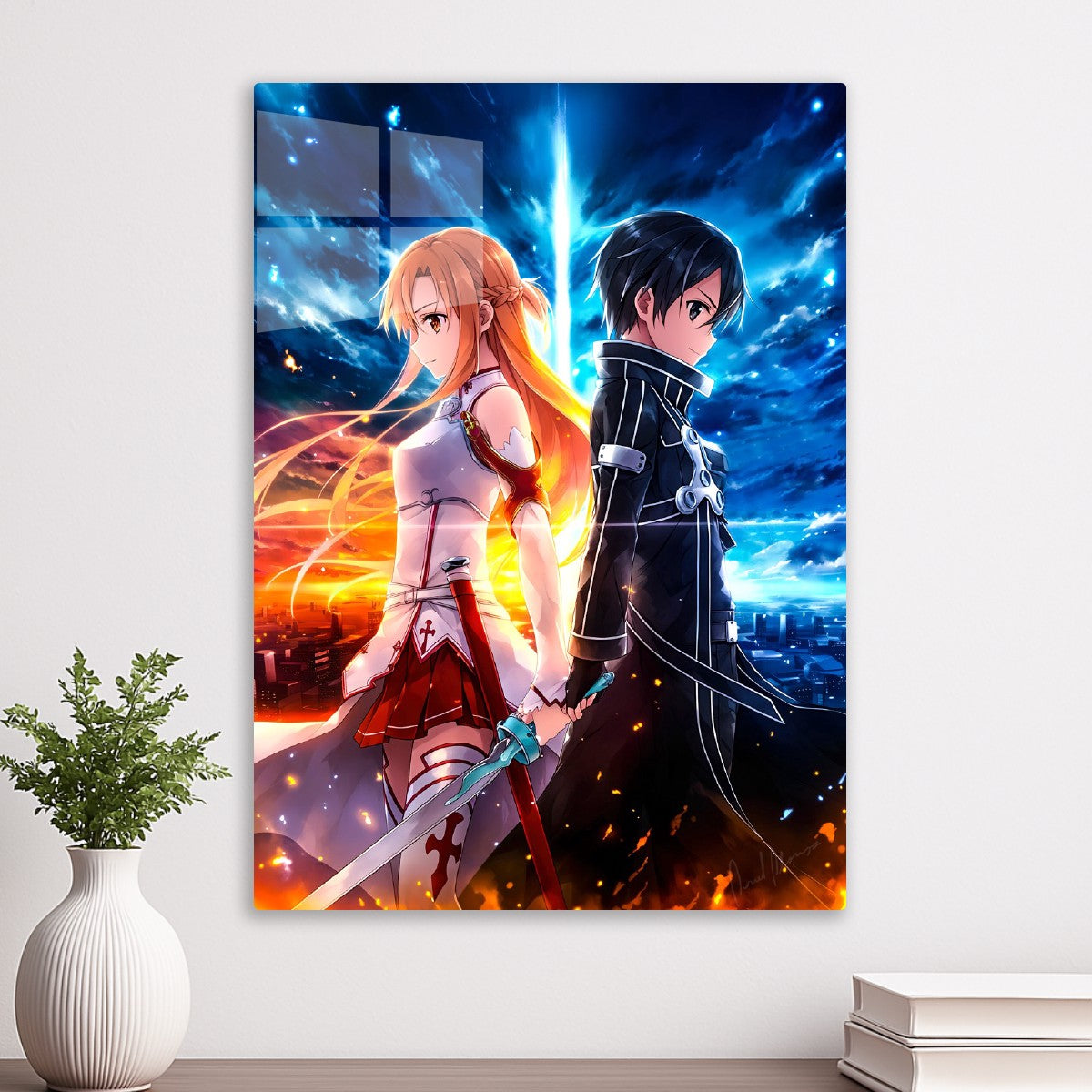Asuna and Kirito, Sword Art Online