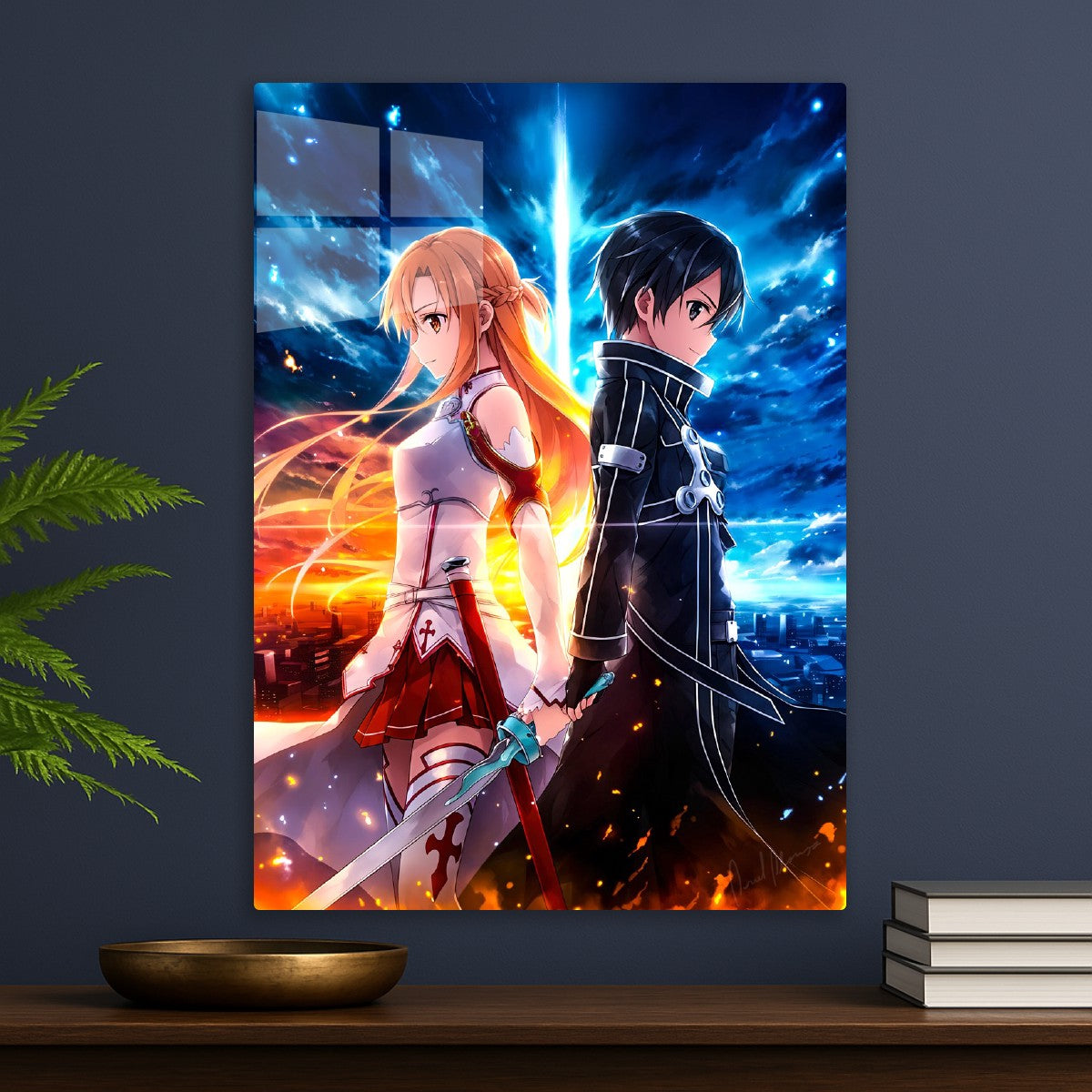Asuna and Kirito, Sword Art Online