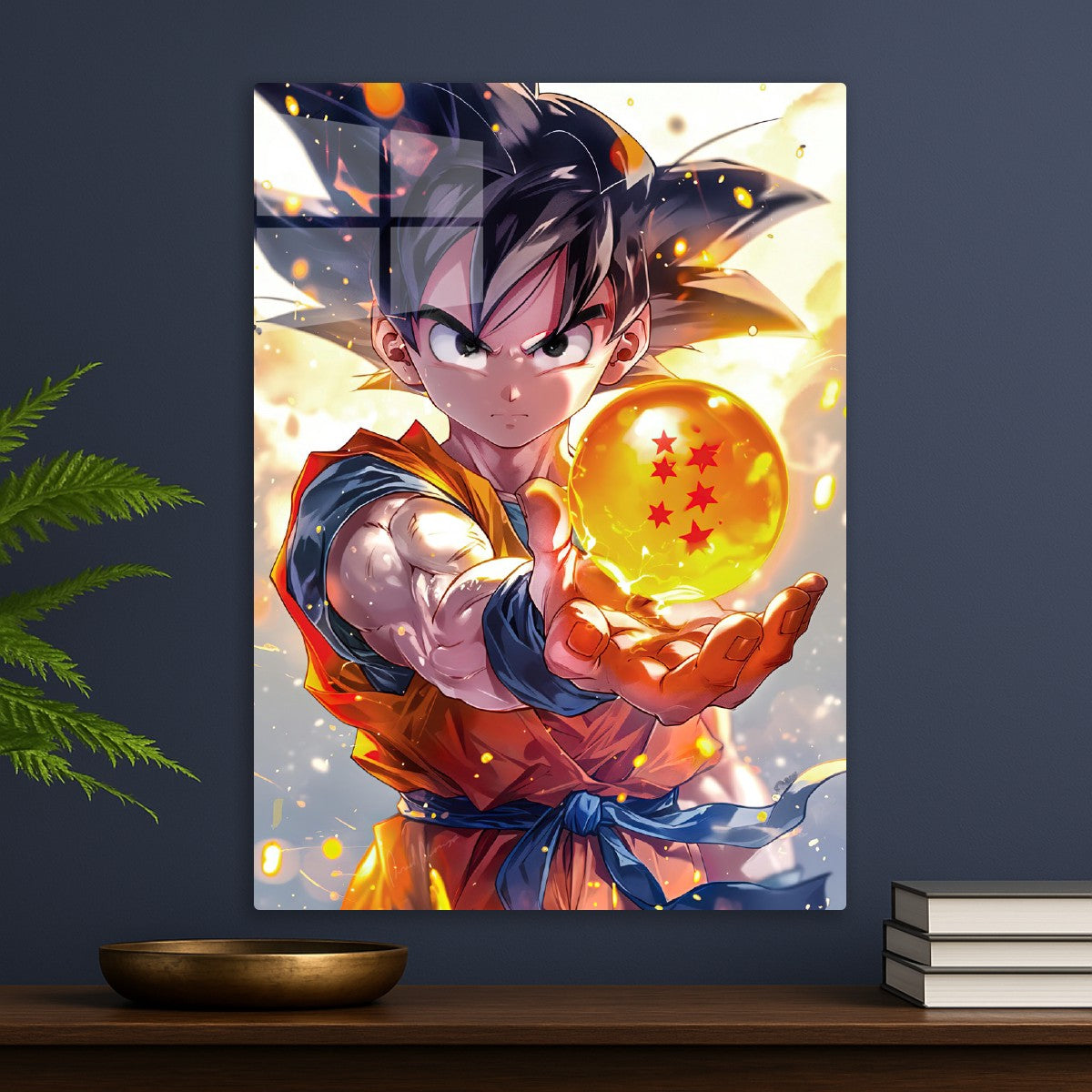 Goku with the dragon ball