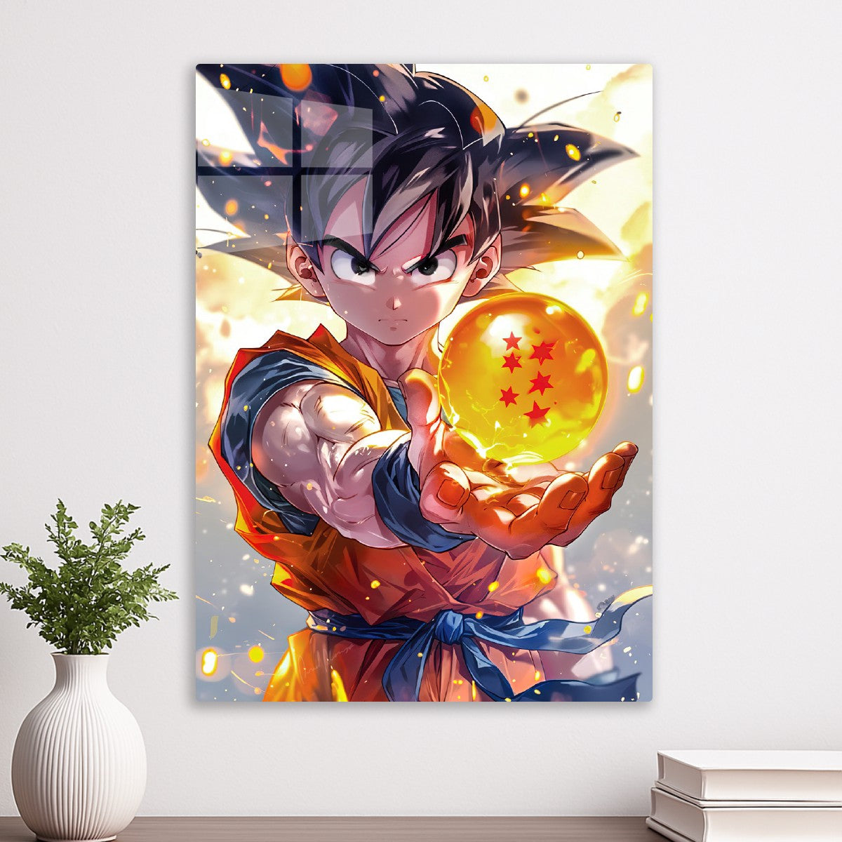 Goku with the dragon ball