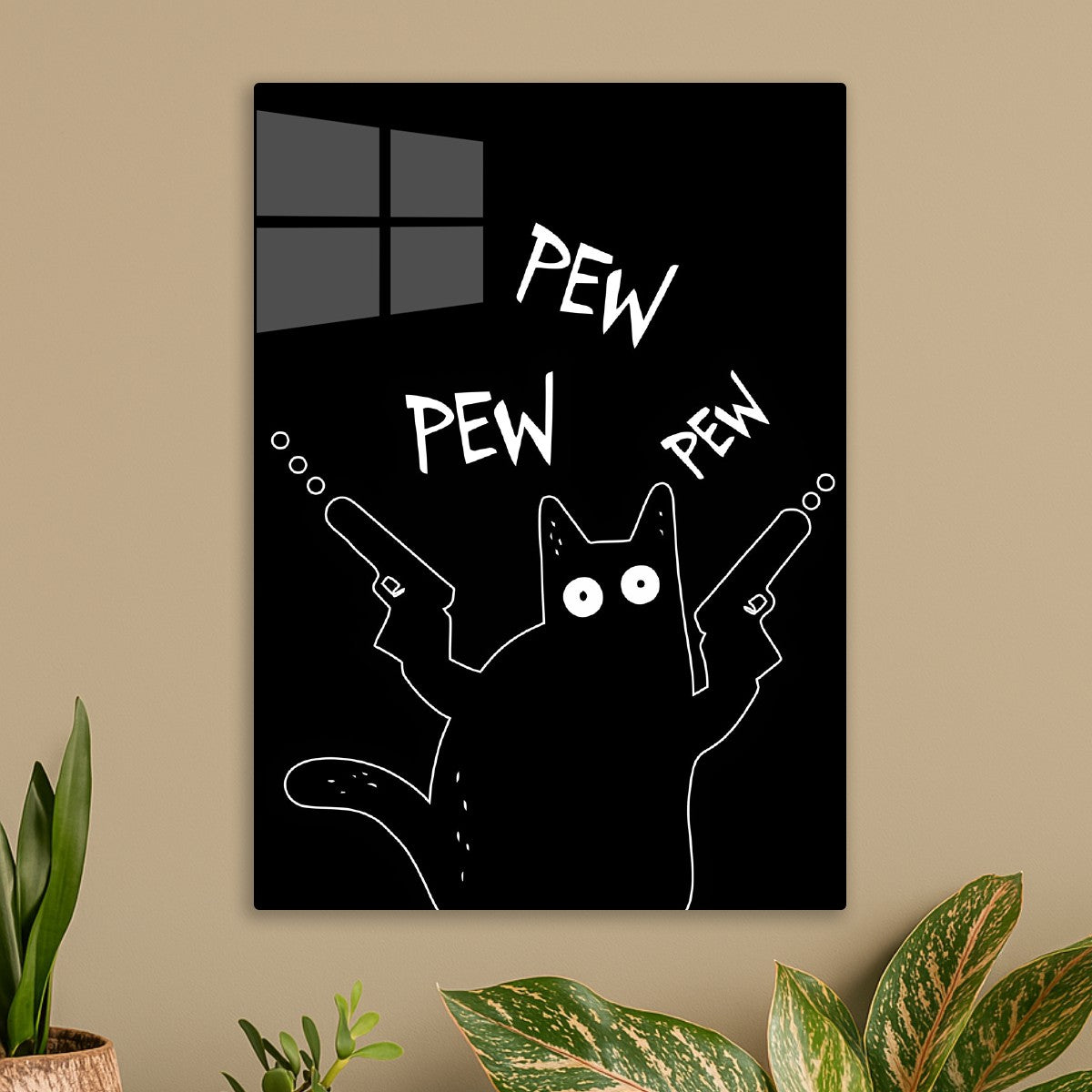 black cat guns pew
