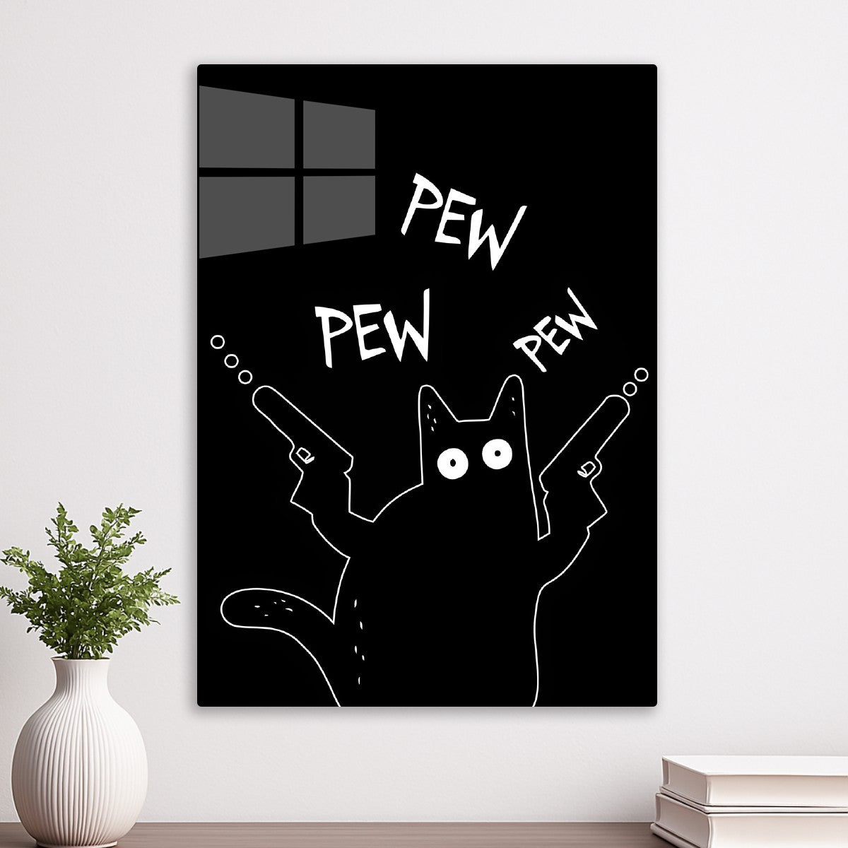 black cat guns pew