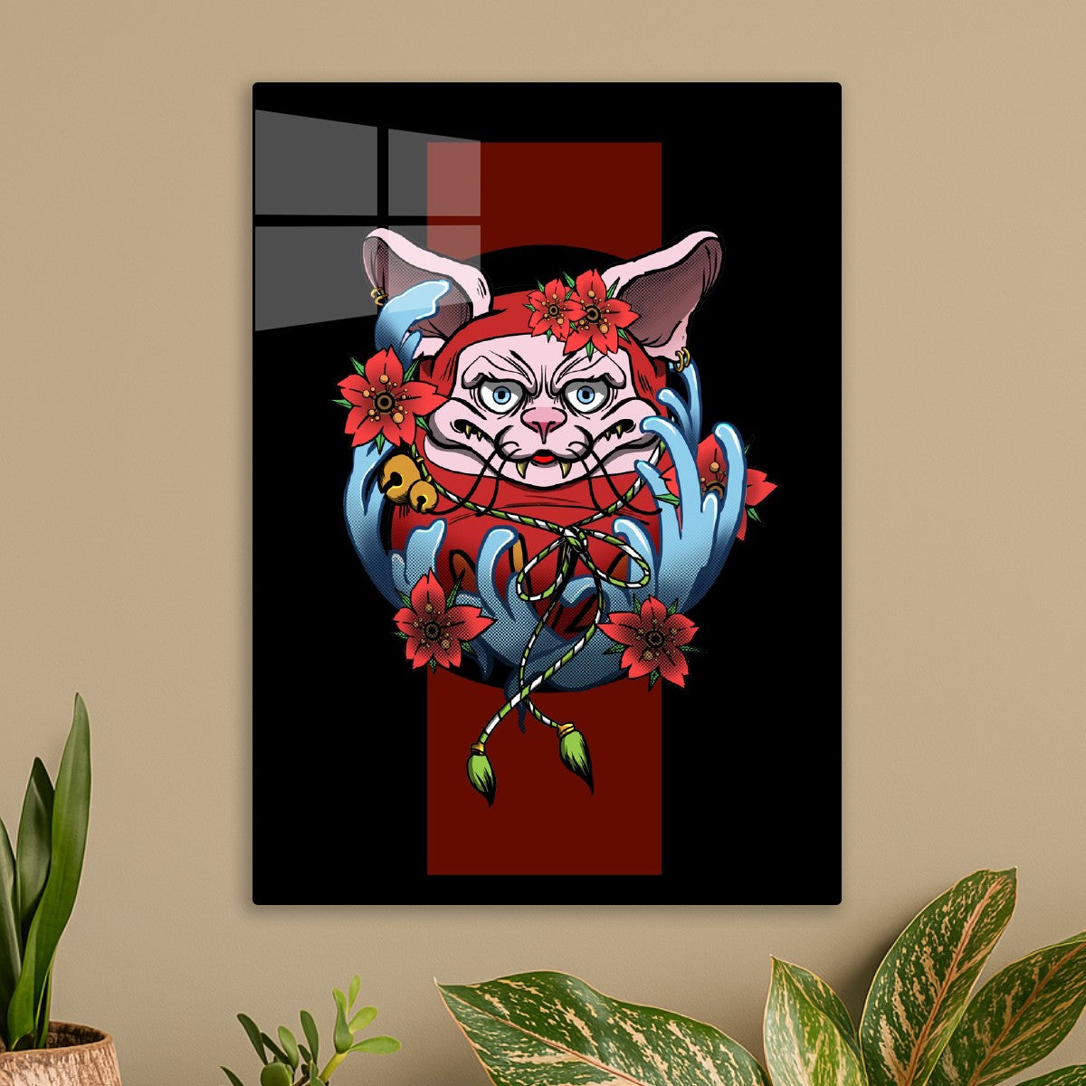Japanese Aesthetics Daruma Cat