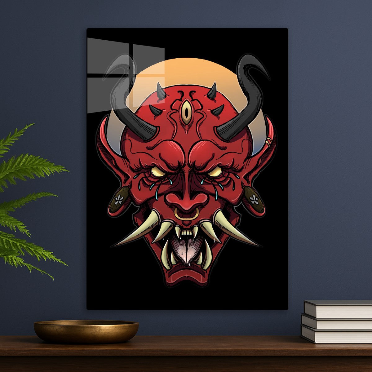 Japanese Hannya Mask Oni Demon