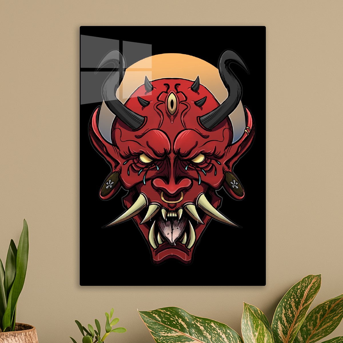 Japanese Hannya Mask Oni Demon