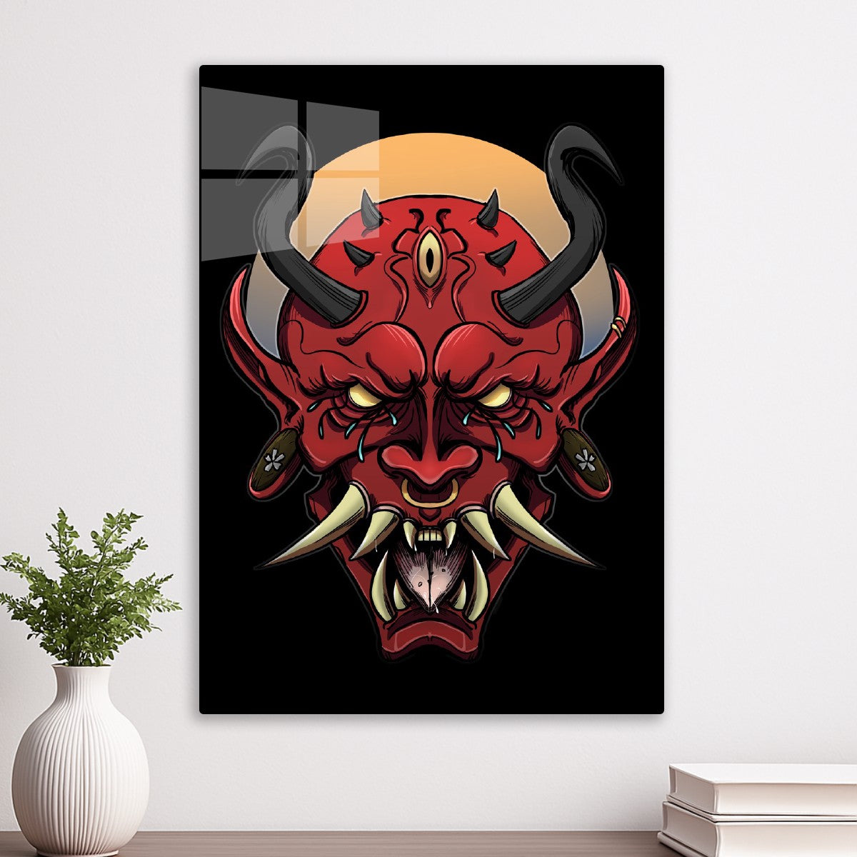 Japanese Hannya Mask Oni Demon
