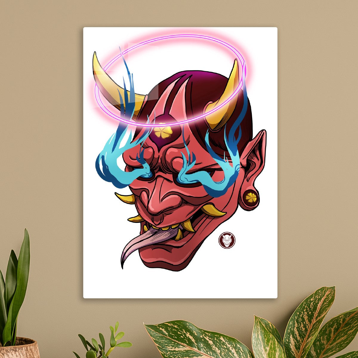 Japanese Hannya Mask Oni Demon