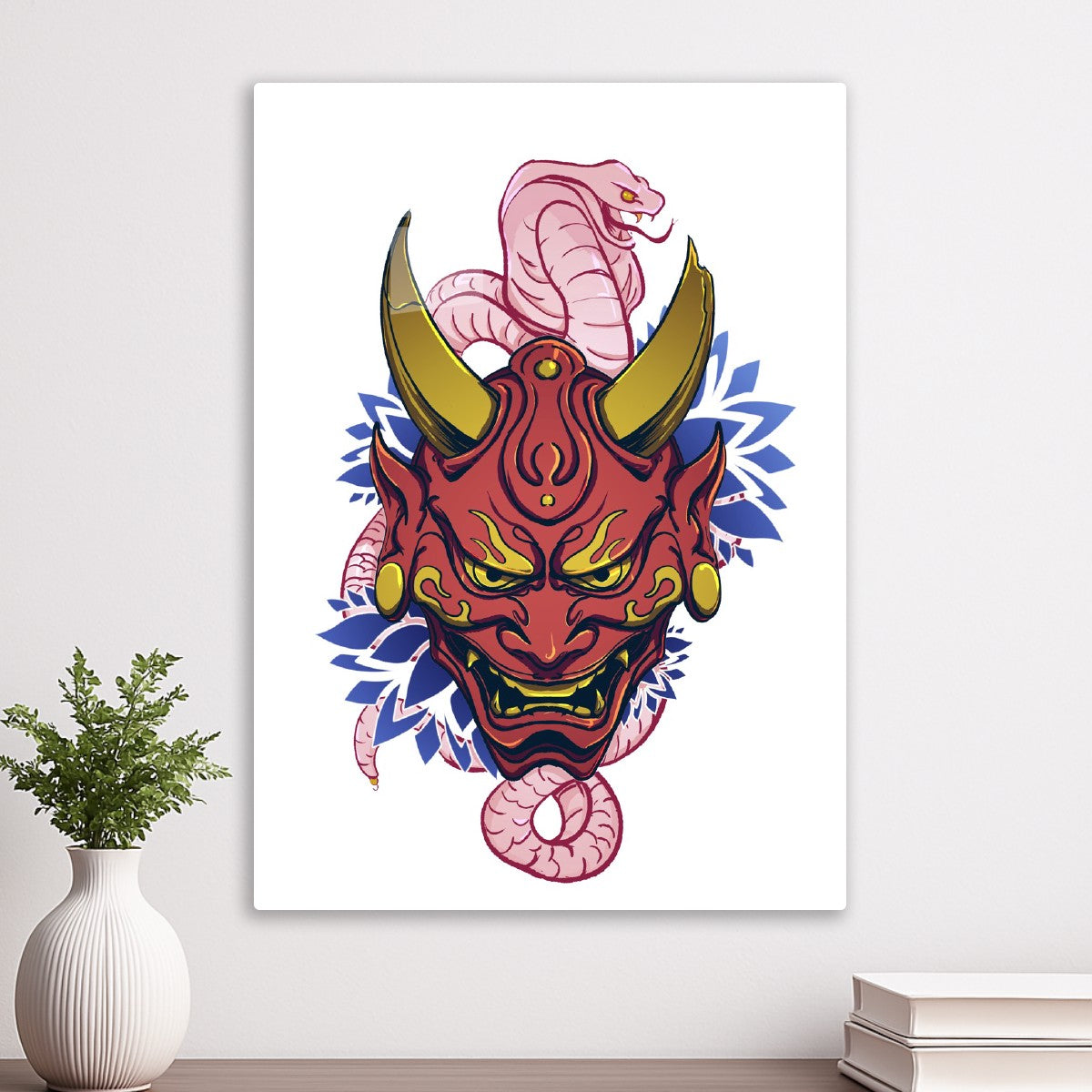 Japanese Hannya Mask Oni Demon