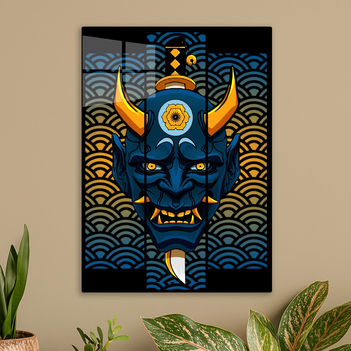 Japanese Hannya Mask Oni Demon