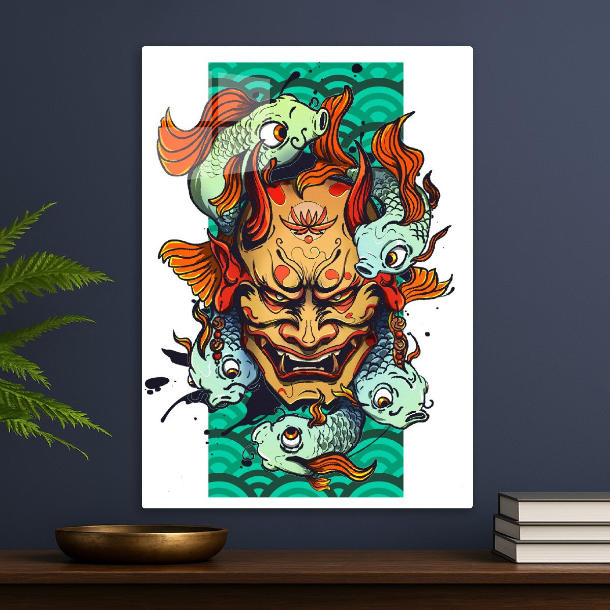 Japanese Hannya Mask Oni Demon