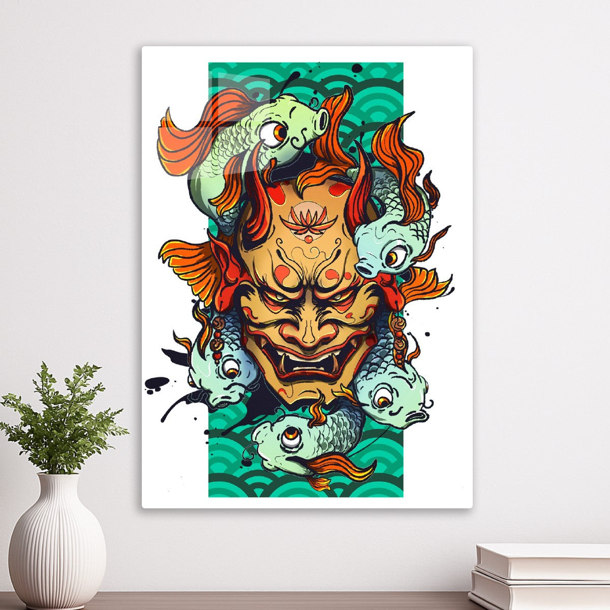 Japanese Hannya Mask Oni Demon