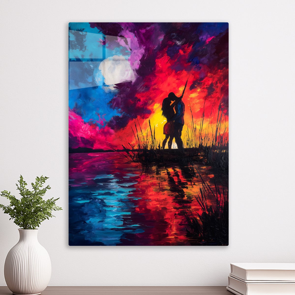 Eternal Embrace at Sunset