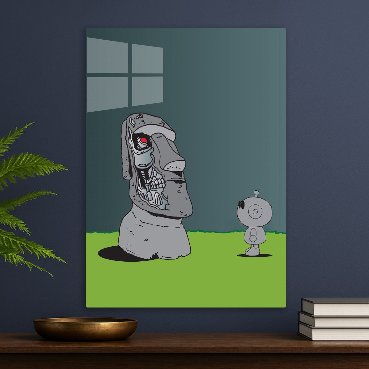 Moai meme statue