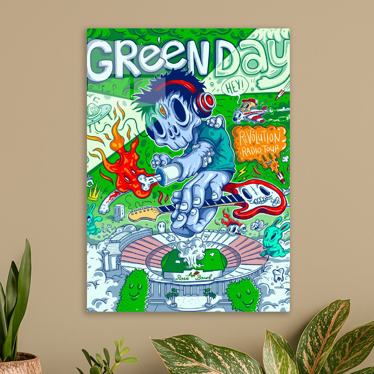 Green Day Poster Concert
