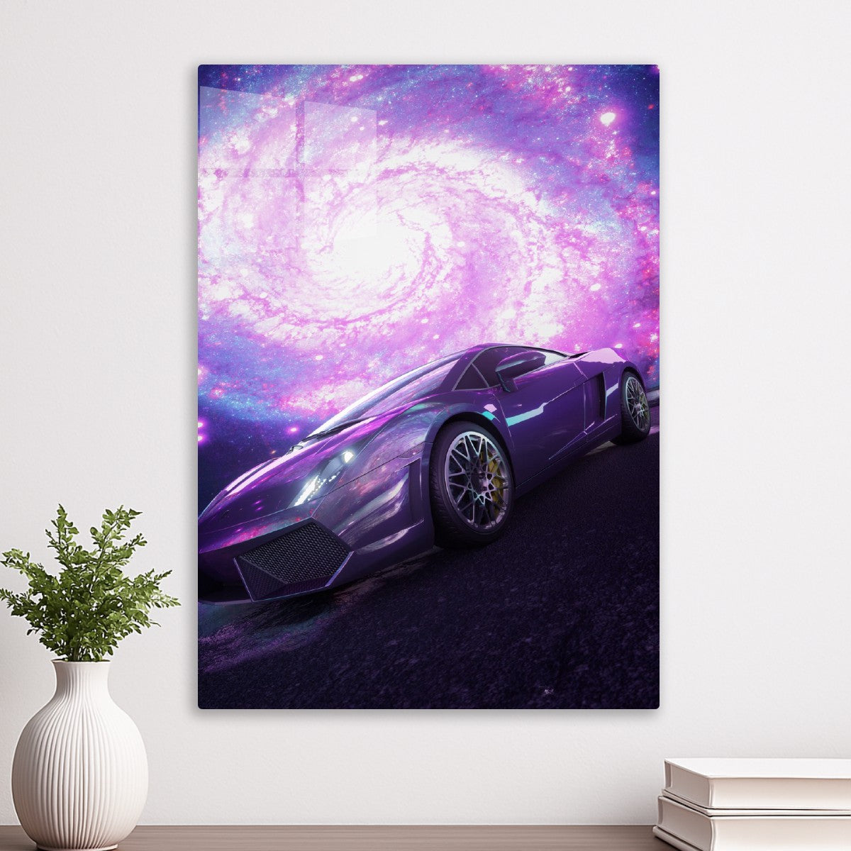 Purple Lamborghini 