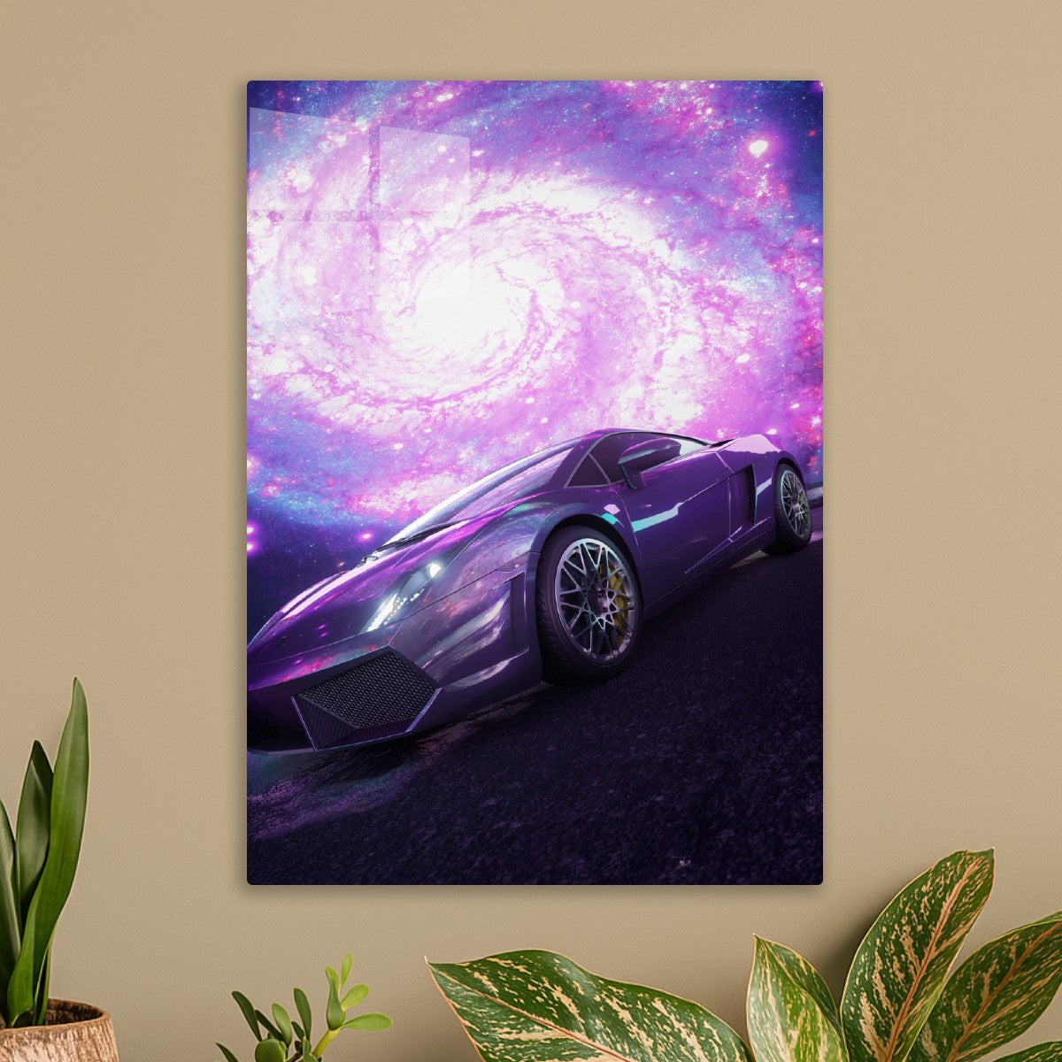 Purple Lamborghini 