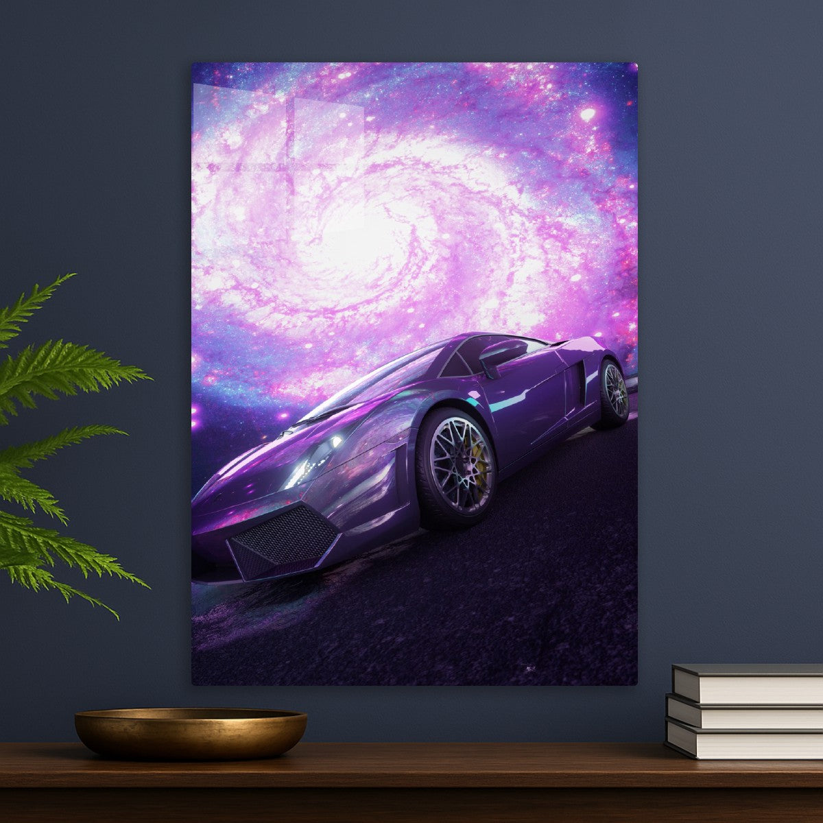Purple Lamborghini 