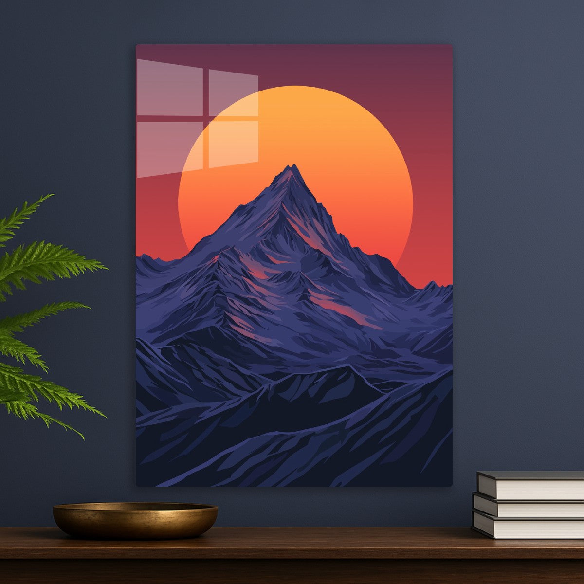 Golden Sunset Mountain 