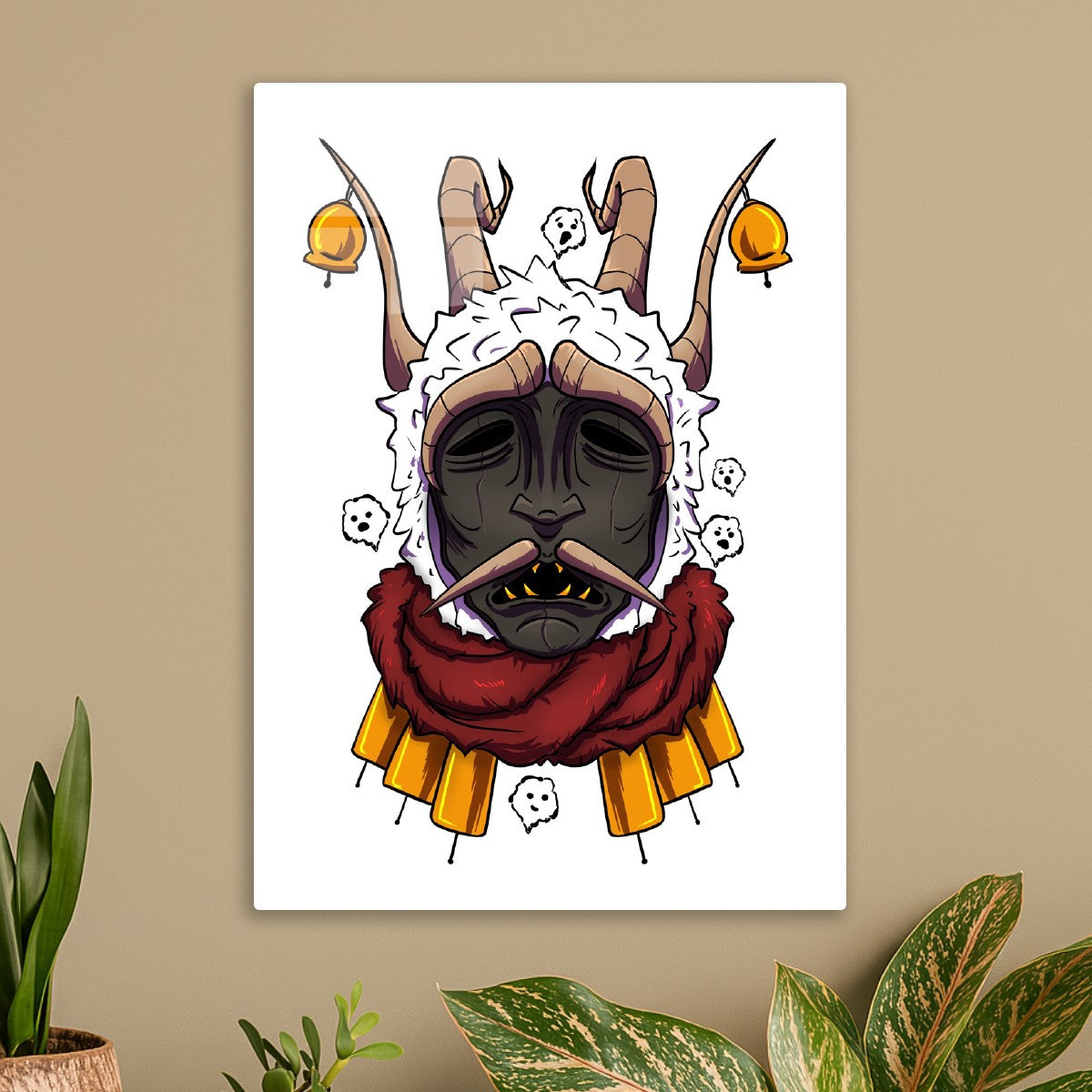 Bulgarian Kuker Pagan Mask