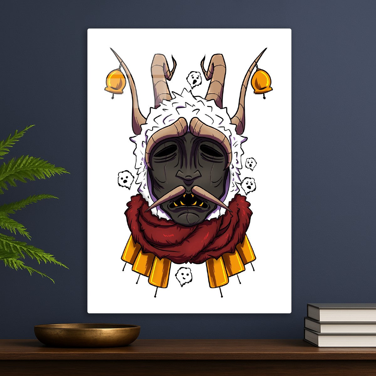 Bulgarian Kuker Pagan Mask