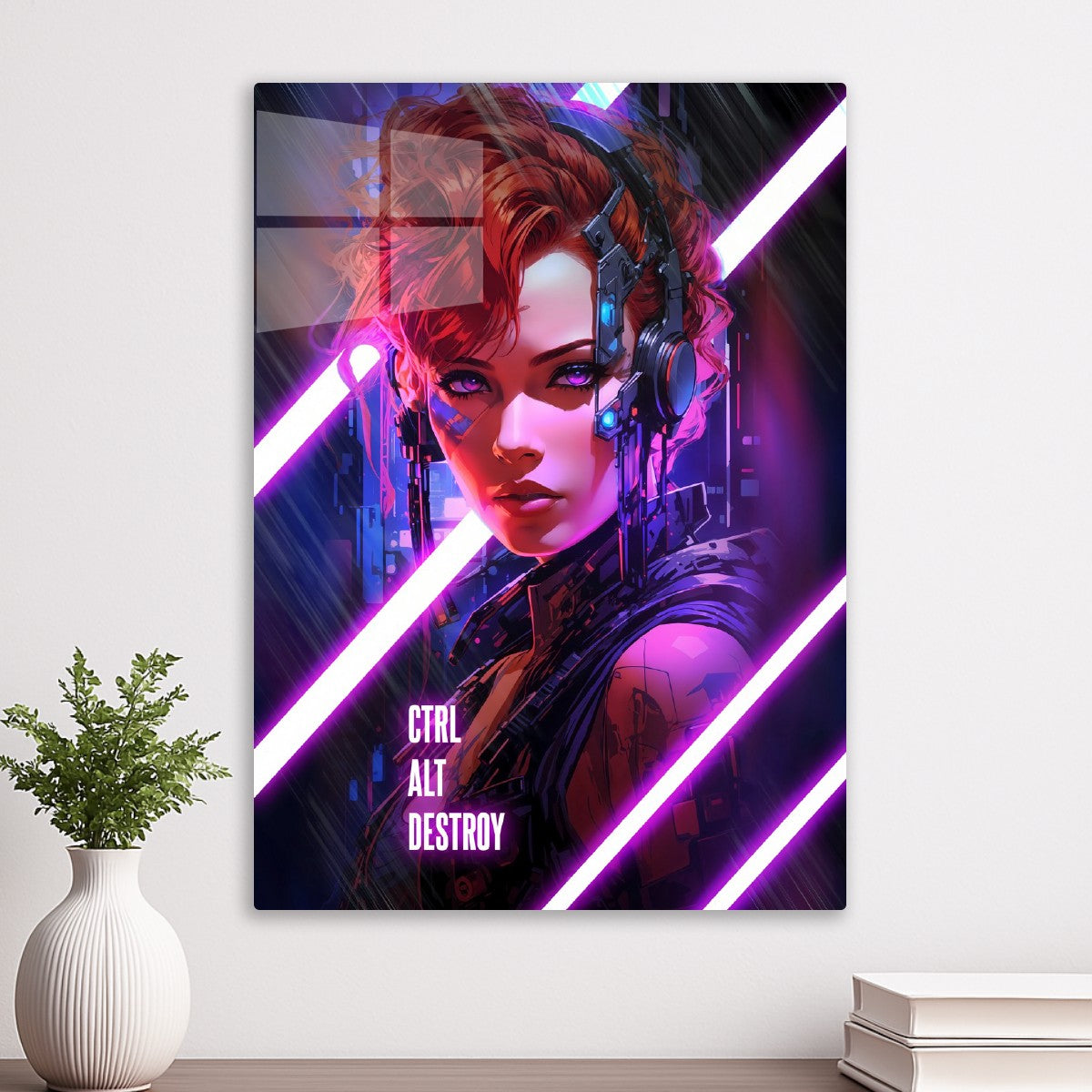 Neon Cyberpunk Girl