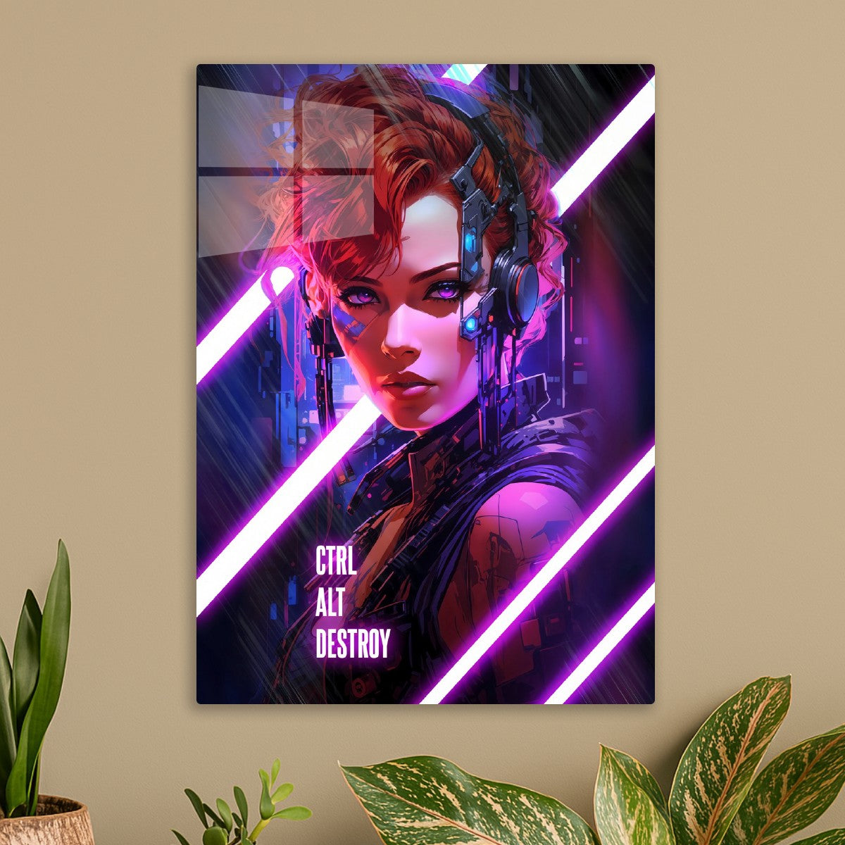 Neon Cyberpunk Girl