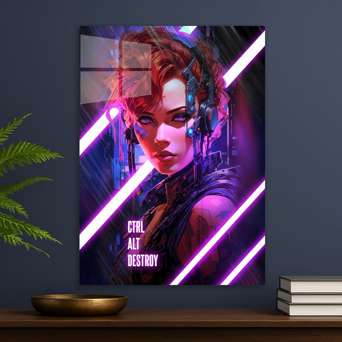 Neon Cyberpunk Girl