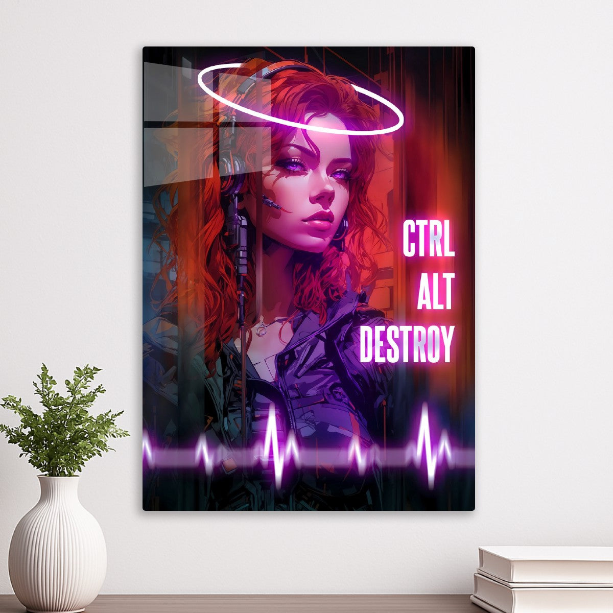 Neon Cyberpunk Girl