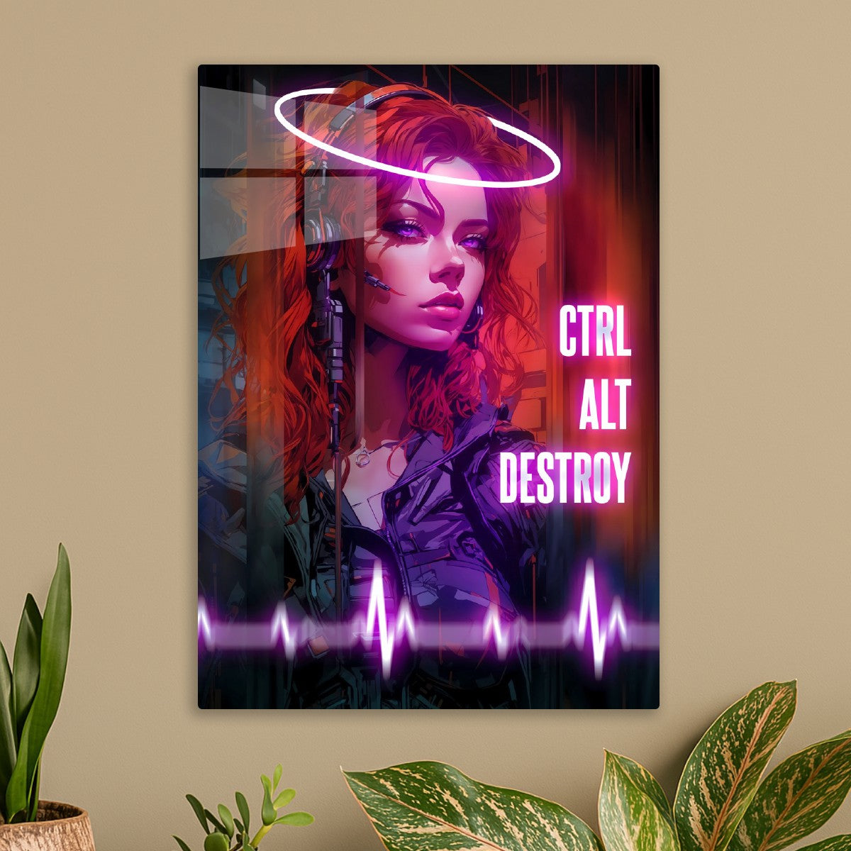 Neon Cyberpunk Girl