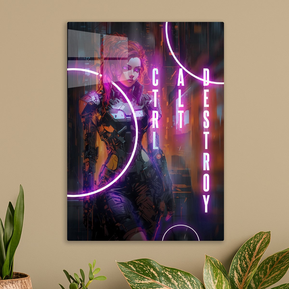 Neon Cyberpunk Girl