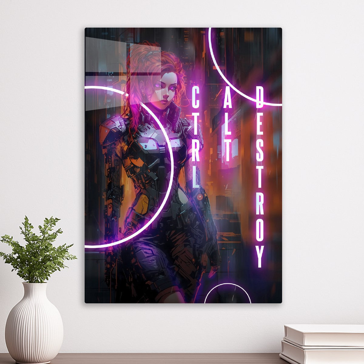 Neon Cyberpunk Girl