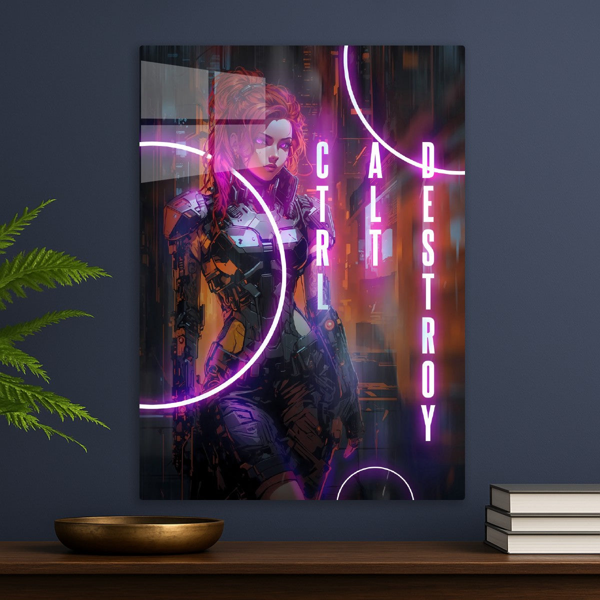 Neon Cyberpunk Girl
