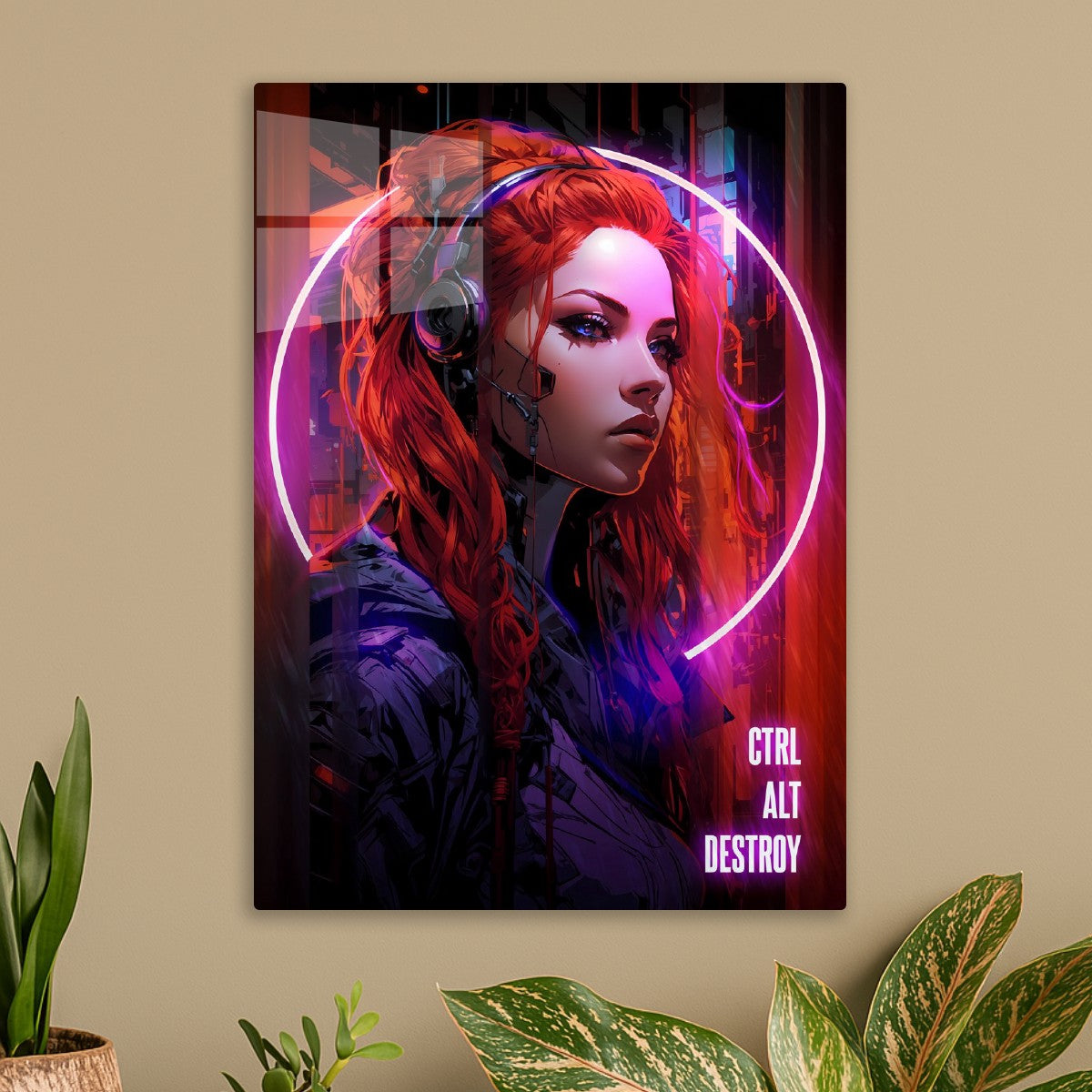 Neon Cyberpunk Girl