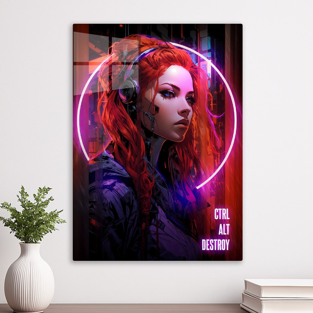 Neon Cyberpunk Girl