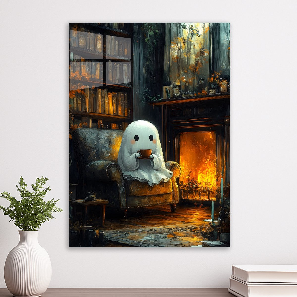 Ghostly Fireside Serenity