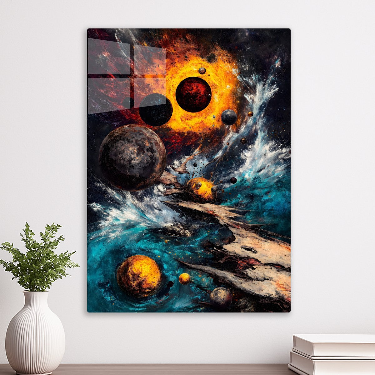 Celestial Symphony In Space