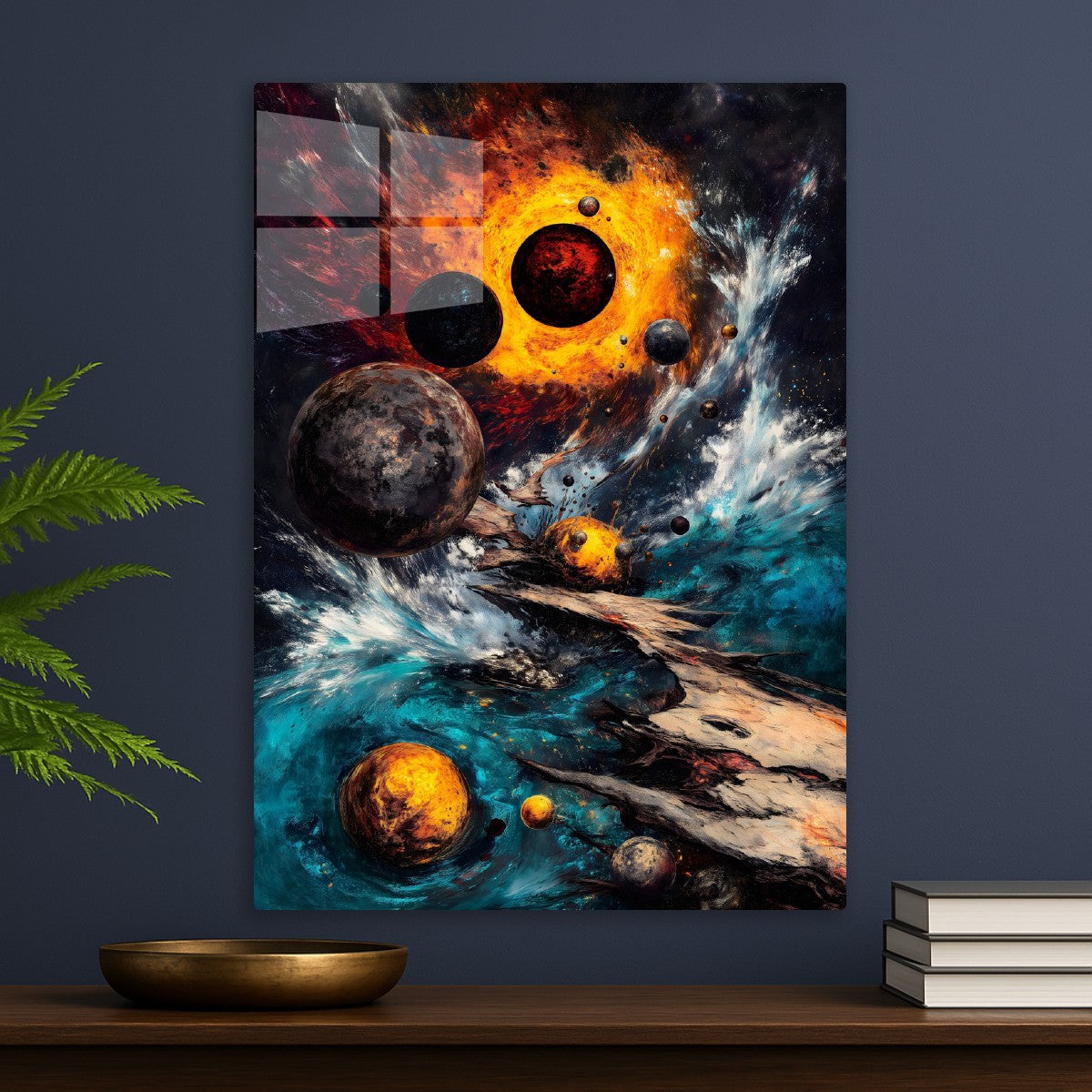 Celestial Symphony In Space