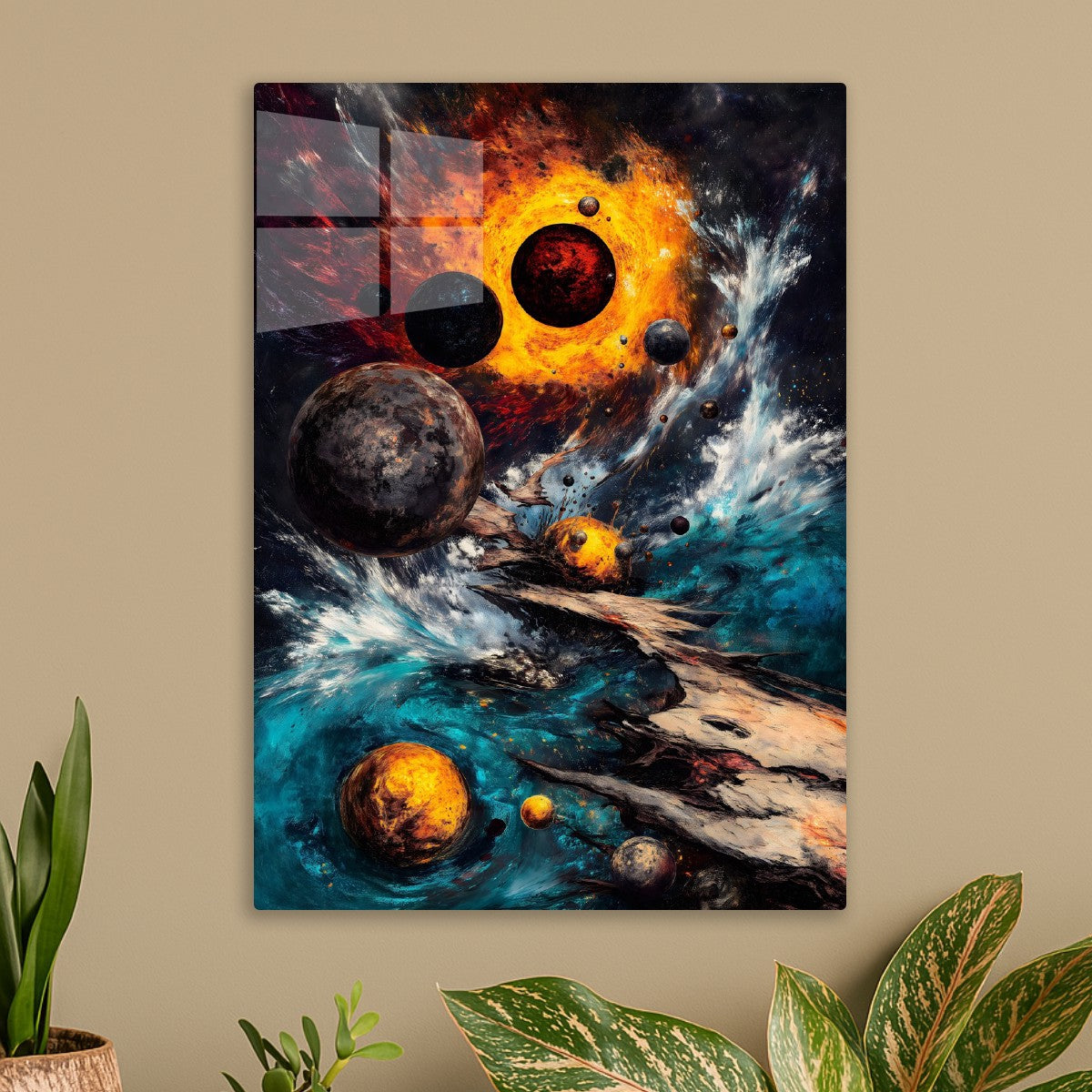 Celestial Symphony In Space