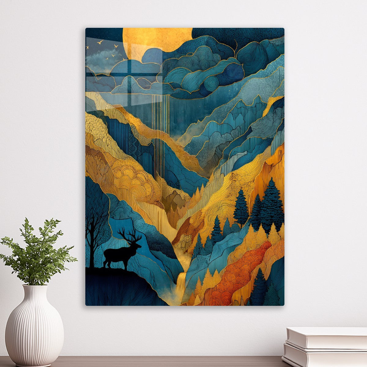 Enchanted Peaks at Dusk
