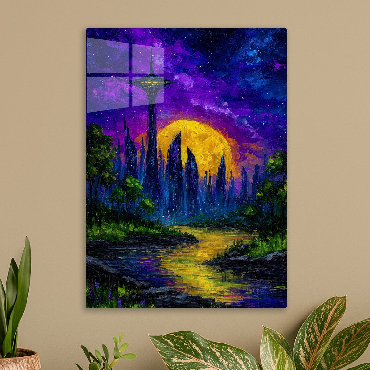 Dreamscape City at Dusk