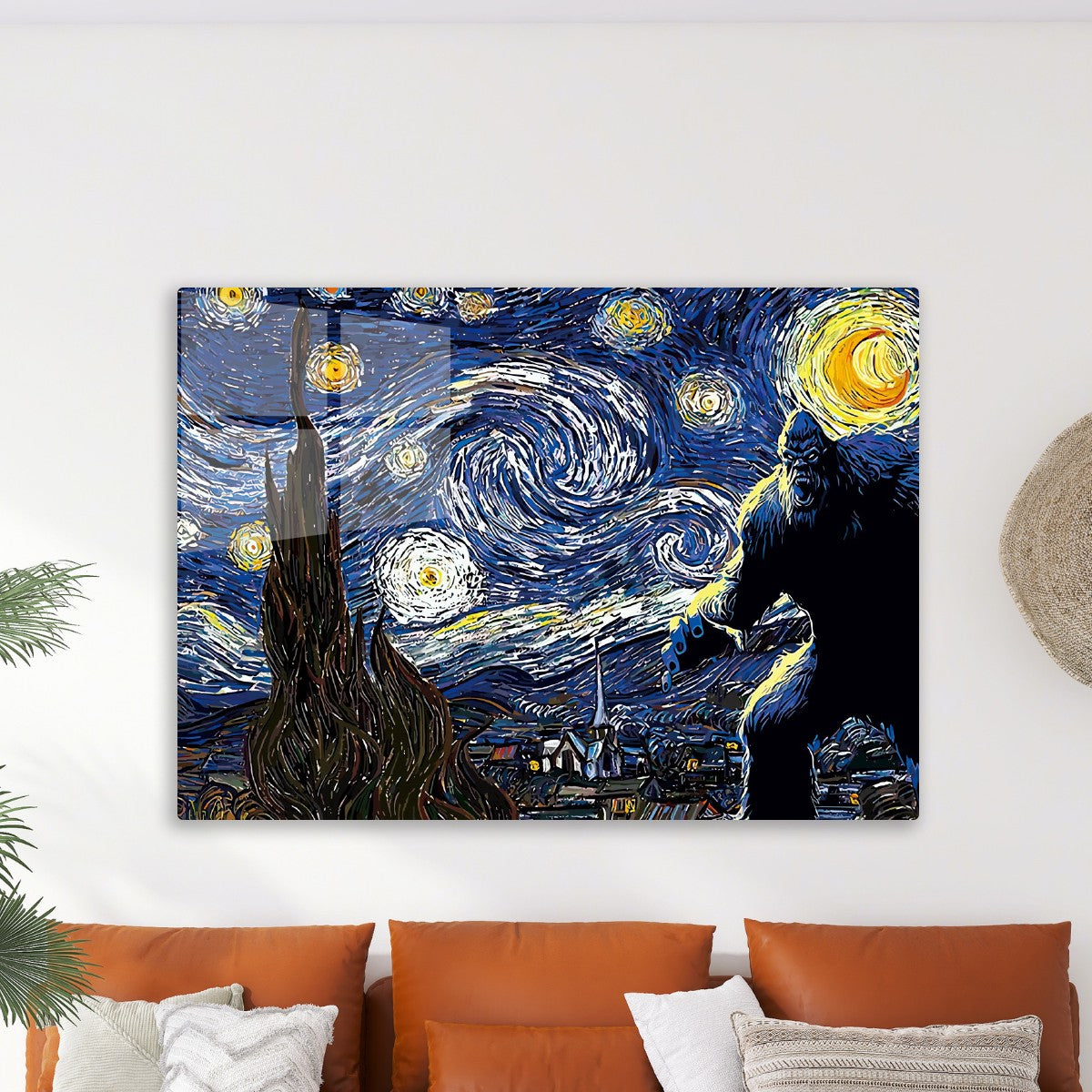 Starry night bigfoot animal
