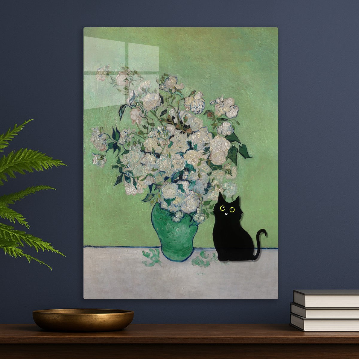 black cat Roses Metropolitan 