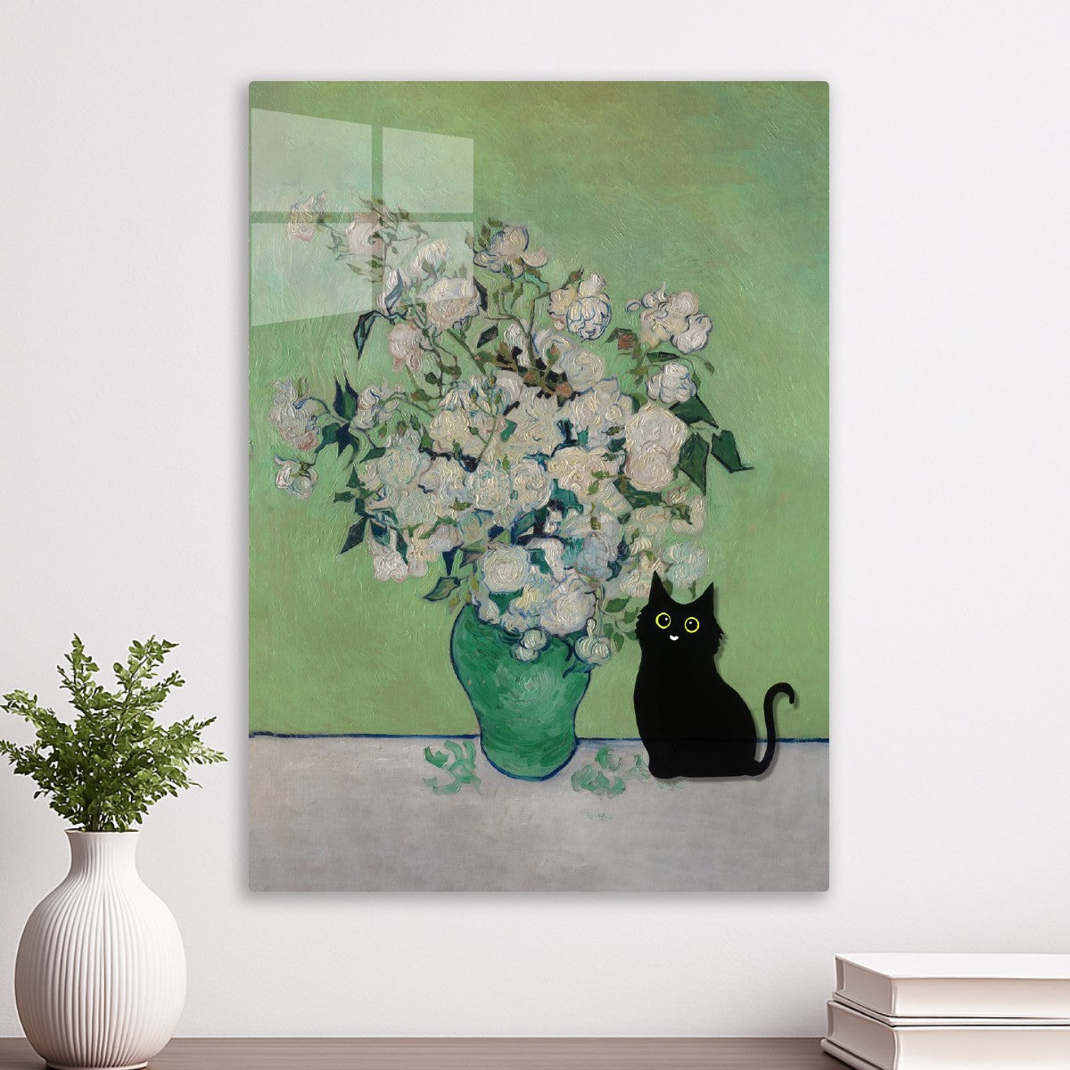 black cat Roses Metropolitan 
